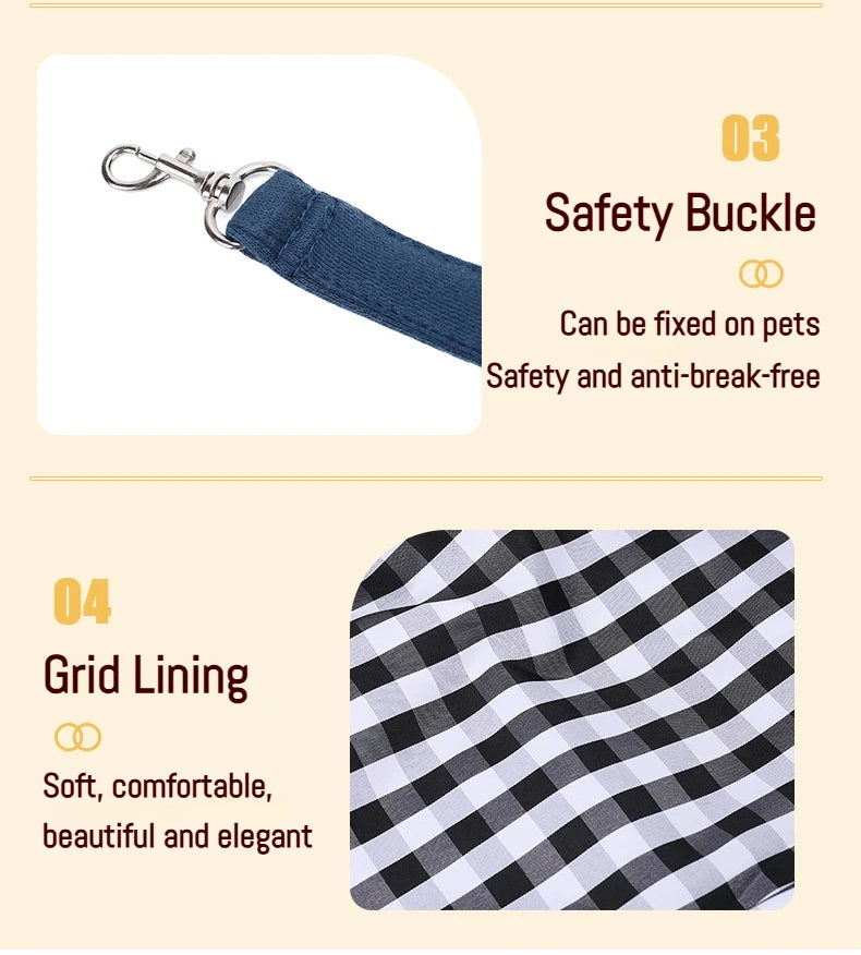 Pet Sling Bag Cat and Dog Carrier Portable Comfortable Pet Backpack Handbag and Shoulder Bag for Outdoor Travel