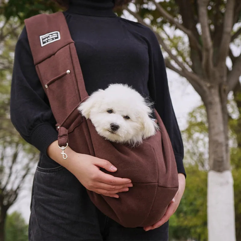 Pet Sling Bag Cat and Dog Carrier Portable Comfortable Pet Backpack Handbag and Shoulder Bag for Outdoor Travel