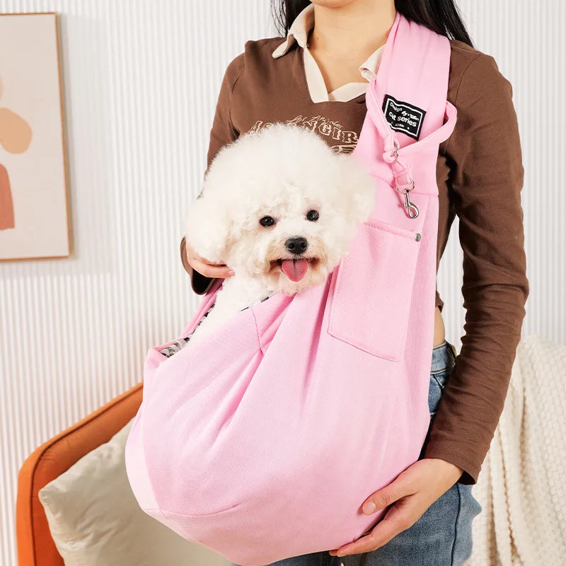 Pet Sling Bag Cat and Dog Carrier Portable Comfortable Pet Backpack Handbag and Shoulder Bag for Outdoor Travel