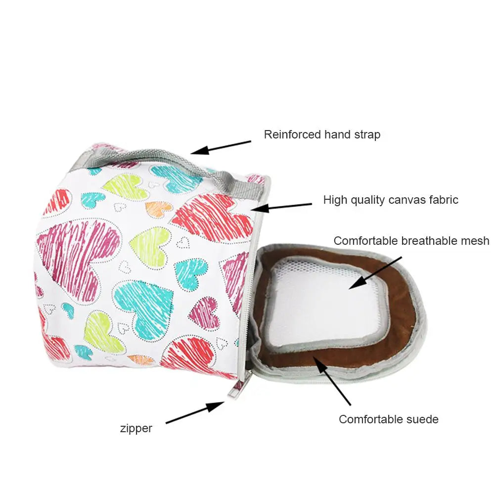 Pet Carrier Convenient Hamster Rabbit Chinchilla Hedgehog Dutch Pig Case Handbag Small Pet Breathable Warm Travel Carrying Bag