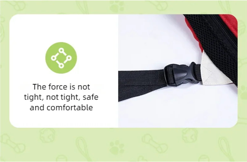 Pet bag portable backpack for outdoor use, dog cat linen cotton chest four legged backpack