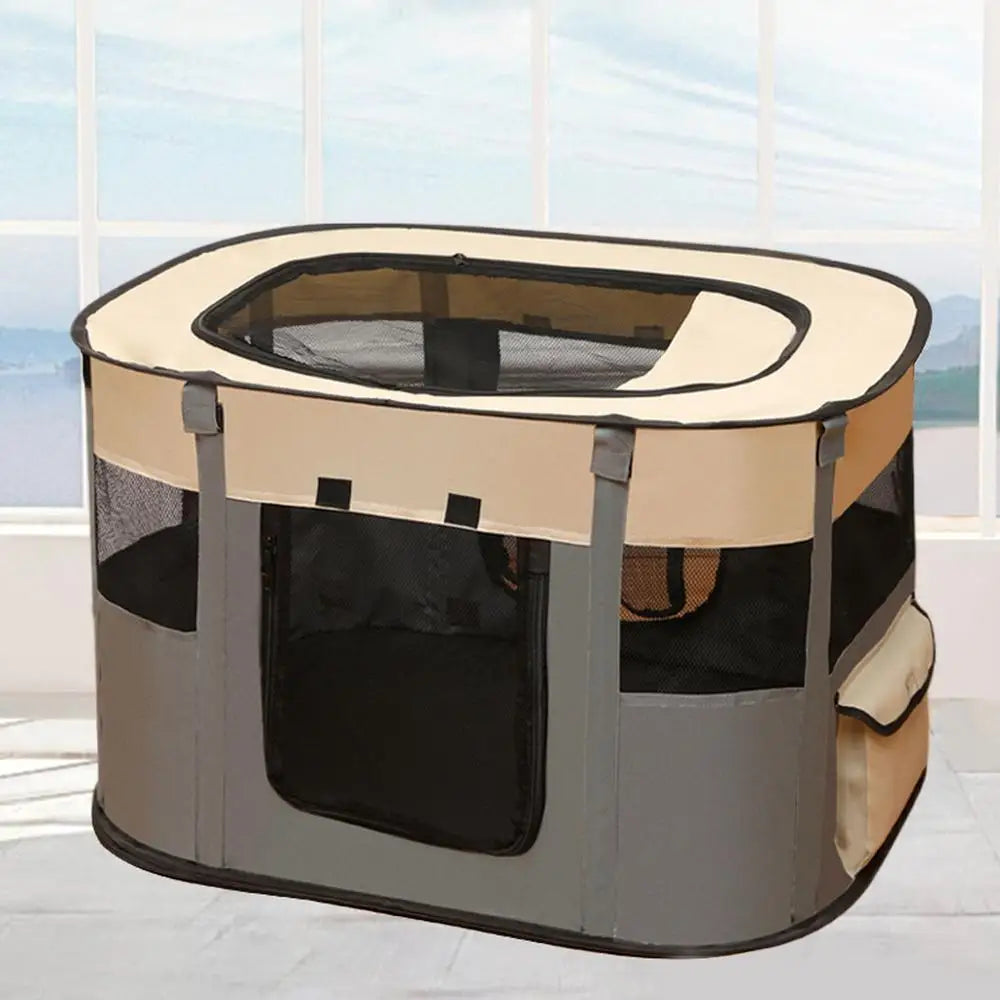 Pet fence Dog Enclosure Foldable Puppy Playpen Portable Pet Tent Large Enclosure Summer Pet Tent For outdoor and indoor