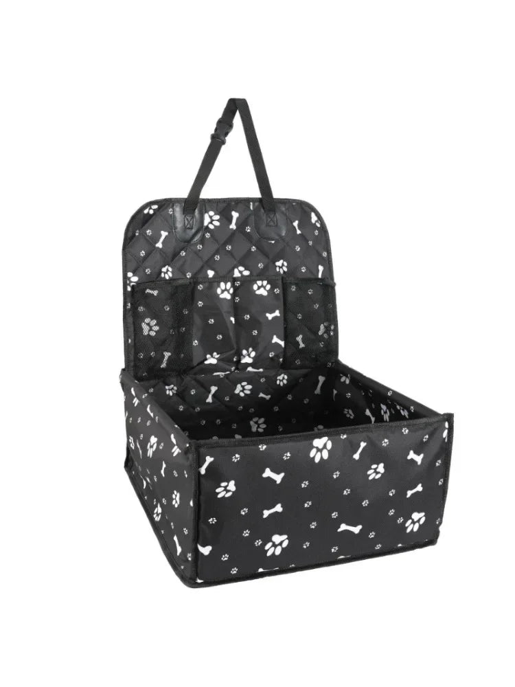 Pet car bag, portable pet pad for cats and dogs to store when going out, foldable, large-capacity cat and dog car carrying pad