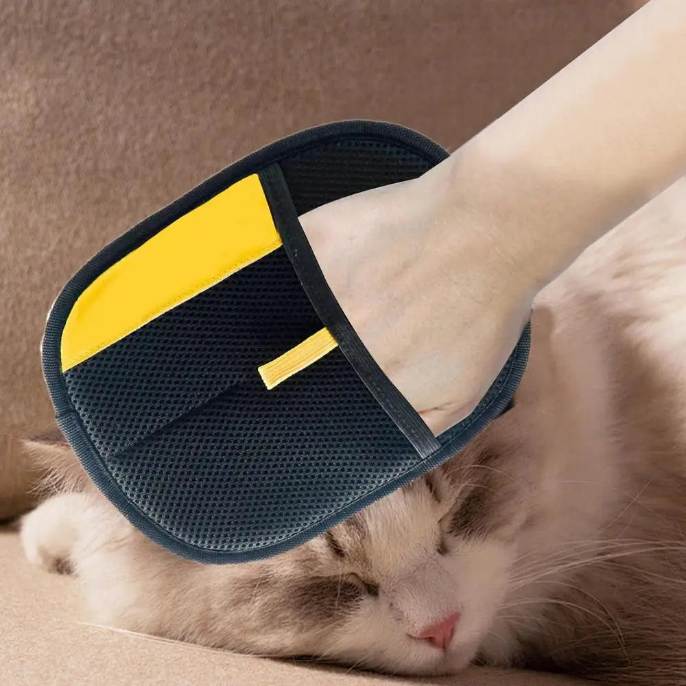 Pet Grooming Gloves Cat Hair Removal Bath Brush Bath Deshedding Cleaning Tool Massage Glove for Dogs Animal