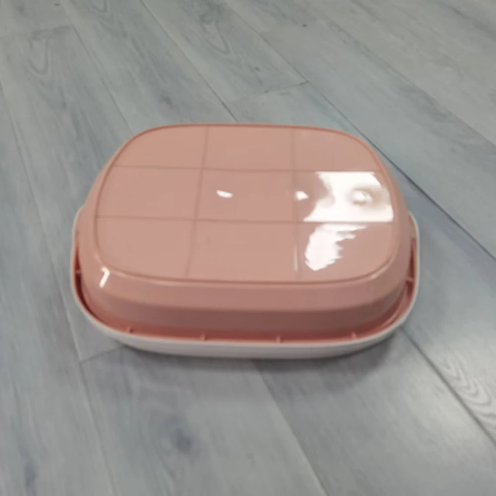 Pet semi enclosed thick cat litter box anti splash cat toilet large capacity cat litter box pet supplies cleaning supplies