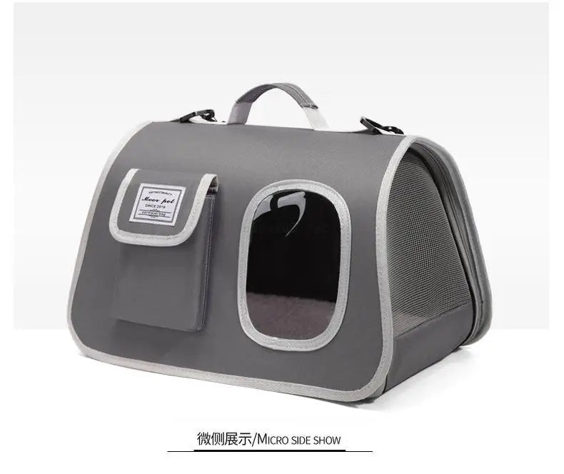 Portable Pet Carrier Bag for Small Dogs Cats Outdoor Foldable Cat Bag  Mesh Breathable Cat Shoulder Bag Kitten Carrying Bag