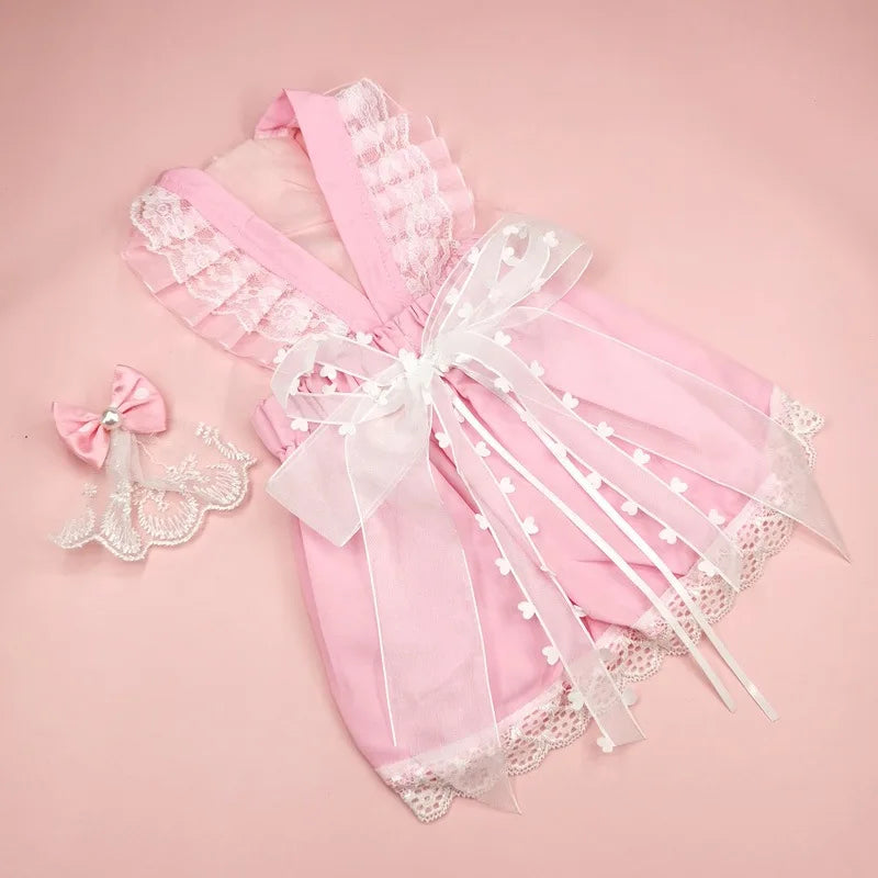 Cat Dress Clothes Pet Dog Bowknot Wedding Suit Dress Cat Dog Dress Teddy Gauze Skirt Puppy Clothes Pomeranian Cat Princess Skirt