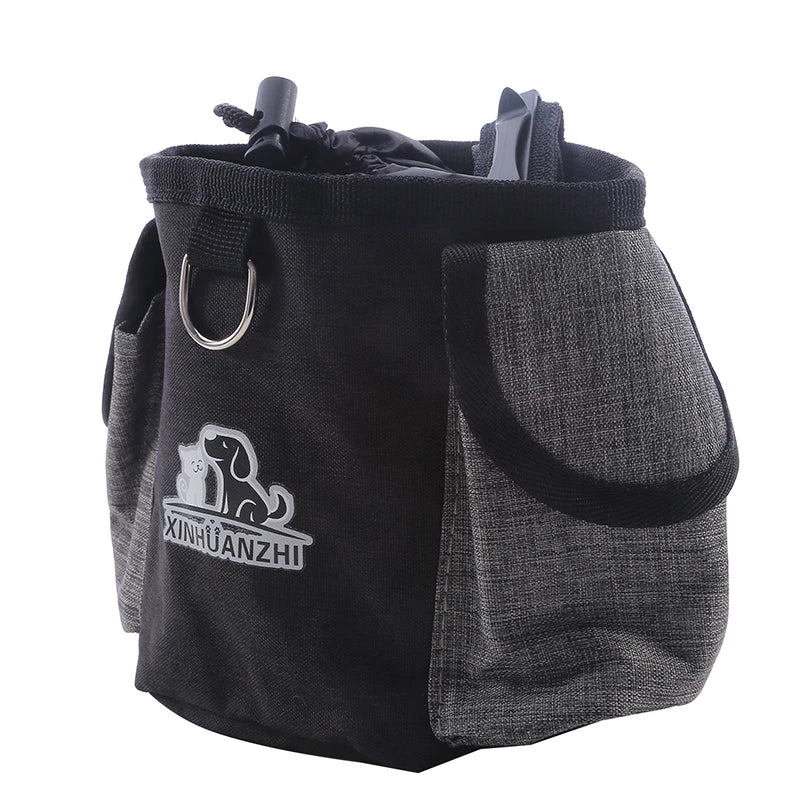 Portable Feeding Outdoor Pet Dog Treat Pouch Portable Dog Training Bags Pet Snack Food Container Puppy Snack Reward Waist Bag