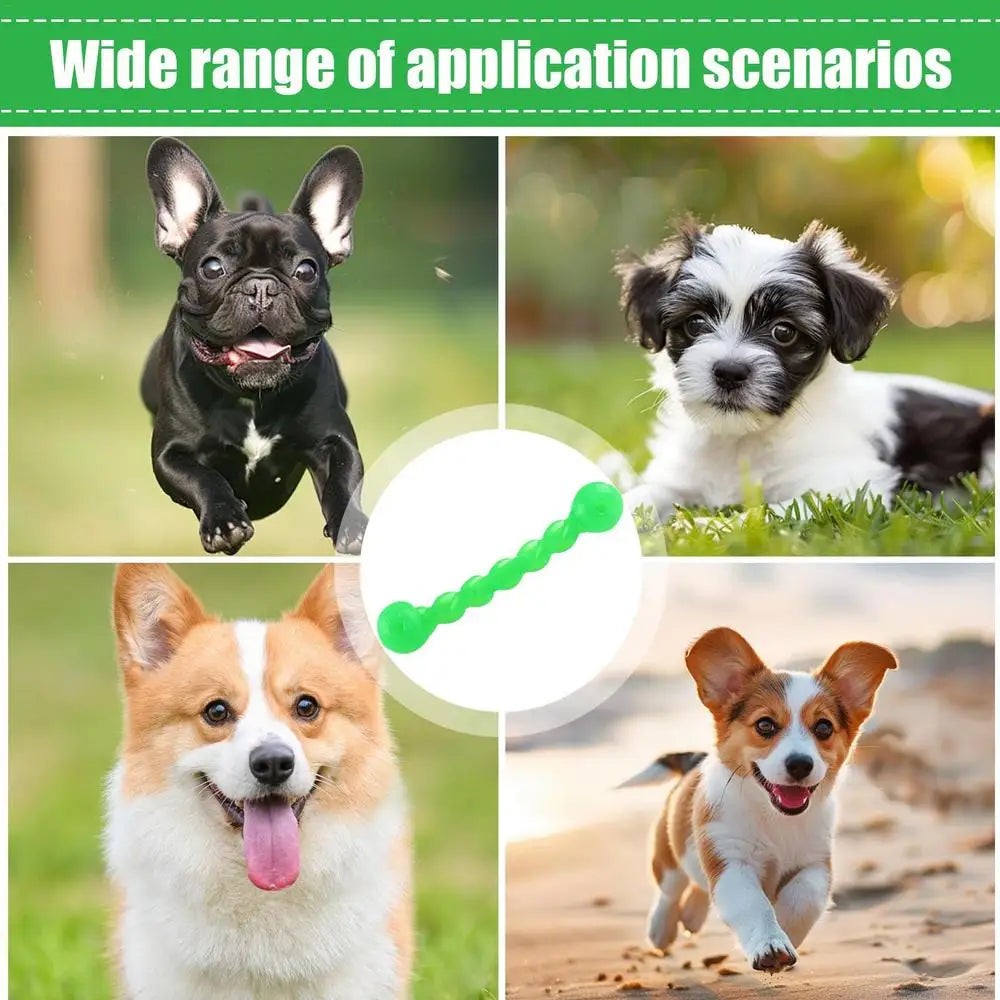 Puppy Teething Stick Soft Chew Toys Bite Resistant Dog Toys Dog Teething Toys Stress Relief Interactive Fun Mental Enrichment