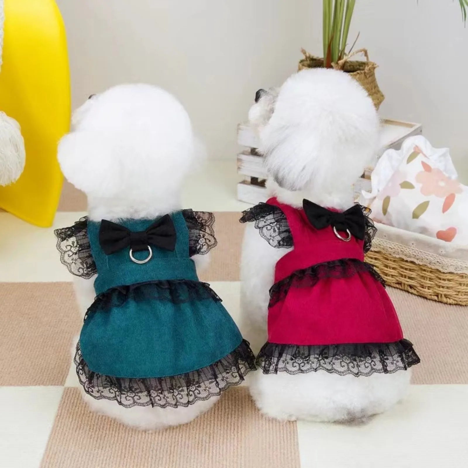 Summer Dress For Dog Pet Clothing Dog Lace Suspender Skirt Cats PUppy Cute Dog Costume Supplies Dogs Pet Clothes