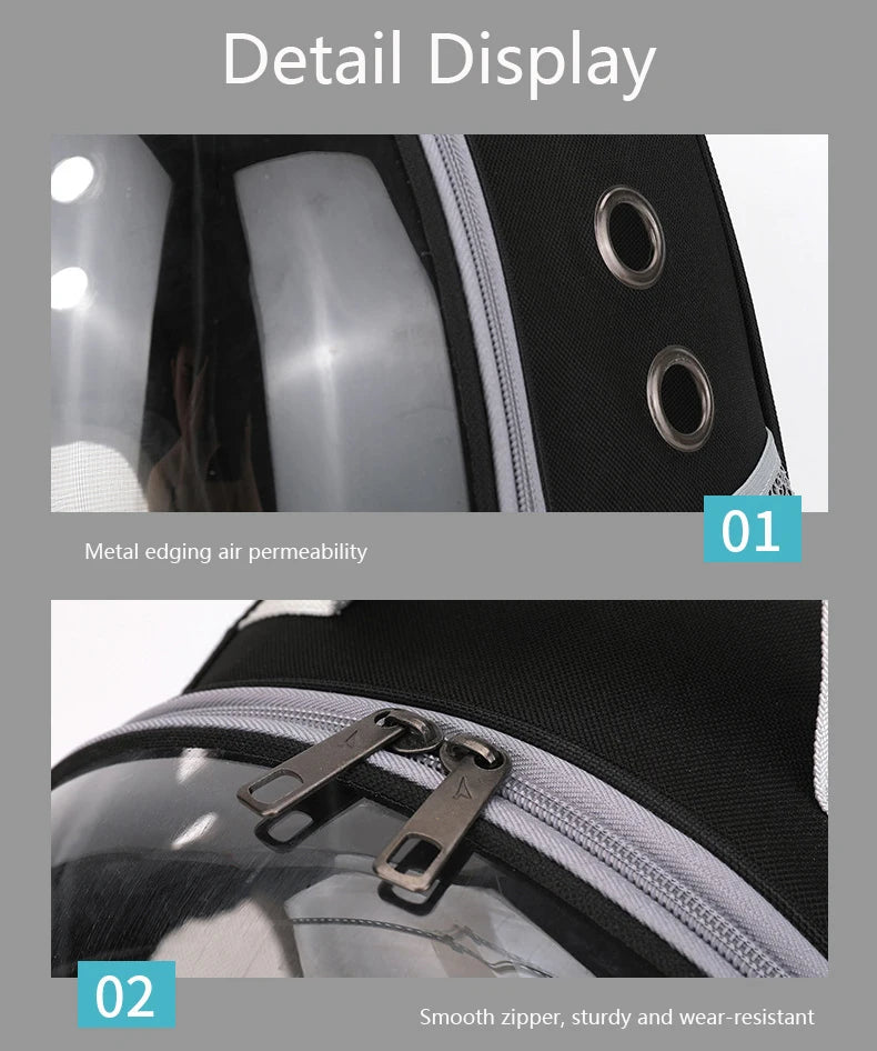 Pet Cat Carrying Bag Portable Pet Dog Carrier Bag Transparent Cat Carrying Bags Transport Carrier Space Capsule Bag Pets