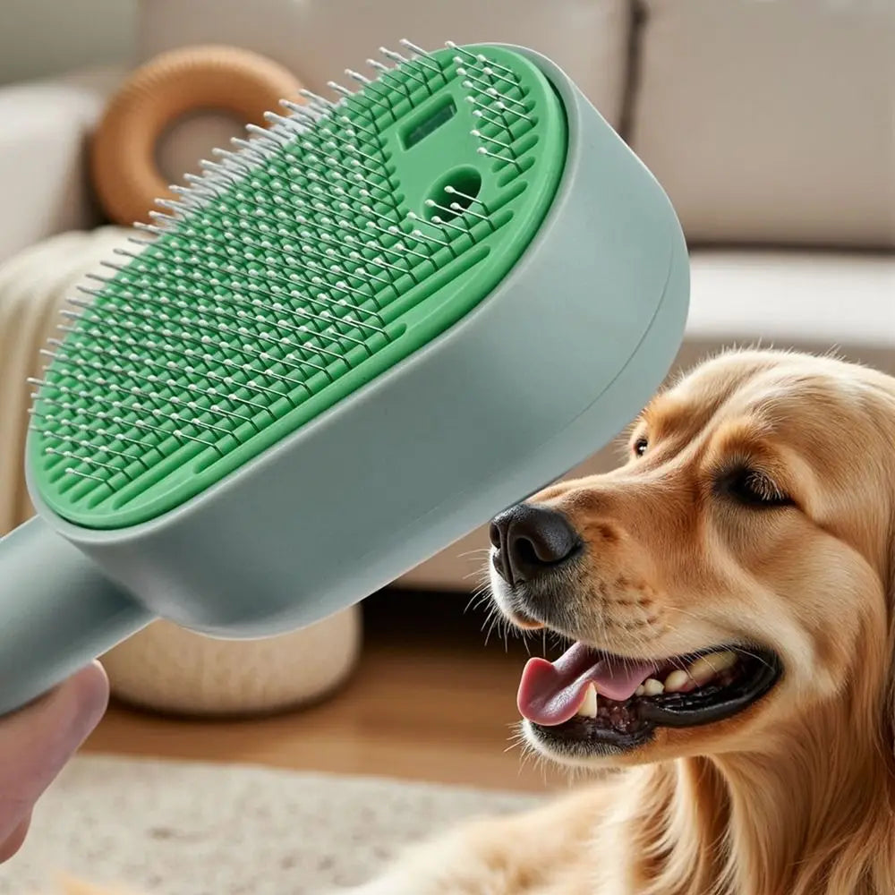 Pet Grooming Tool USB Charging Pet Spray Hair Comb Efficiently Portable Cat Spray Brush Professional Pet Massage Brush Grooming