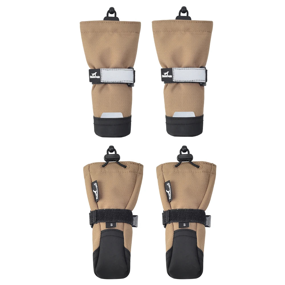 Pet Outdoor Shoe Cover Portable Anti-dirt and Non-slip Dog Shoes Foot Cover Velvet Wear-resistant Pet Products Supplies