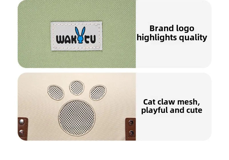 Multifunctional Outdoor Pet Shelter Portable Can Carry Two Shoulders Large Capacity Pet Travel Backpack Pet Products Accessories