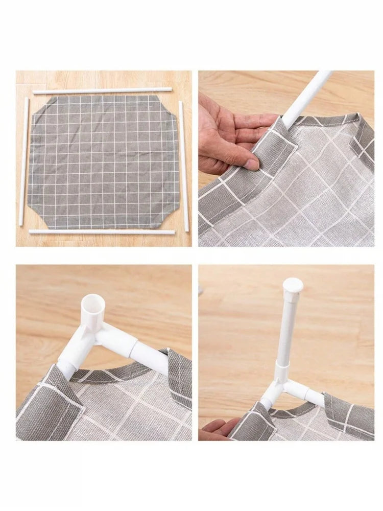 1pc Elevated Pet Bed Dog Cot, Raised Cat Bed for cats and SMALL dogs upto 10kg, with Thin Cool Fabric