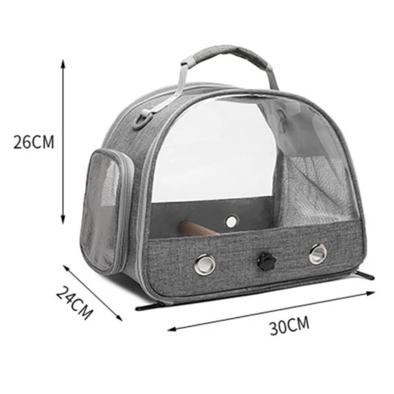 Pet Portable Travel Bag Outdoor Breathable Small Animal Carriers Equipment Zipper Double Open Oxford Small Pet Outing Supplies