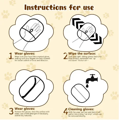 Pet Grooming equipment Gloves Deshedding Glove pet hair remover glove for Dog Cat Rabbit Accessories with Long/Short/Curly Hair