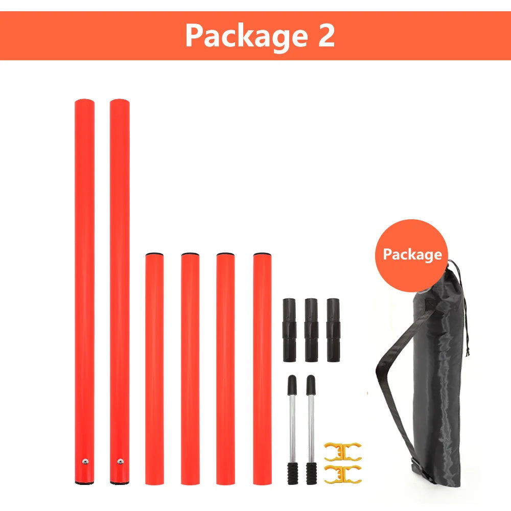 Dog Training Product Equipment Portable Dogs Jumping Tool Outdoor Dogs Running Stake Sports Stakes Pole Pet Agility Equipments