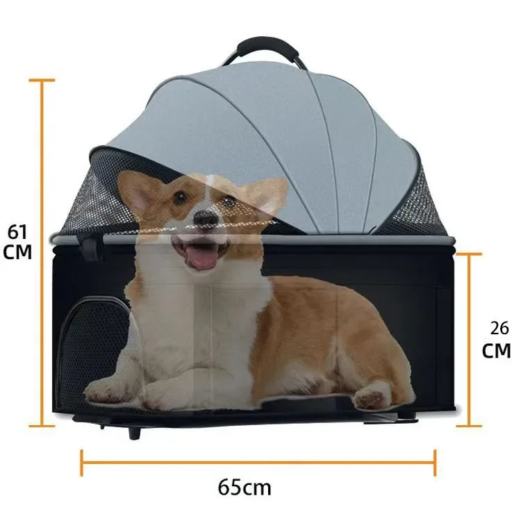 Pet Car Lightweight Foldable Designed Specifically for Walking Dogs Babies and Medium-sized Outdoor Equipment for Dogs and Cats