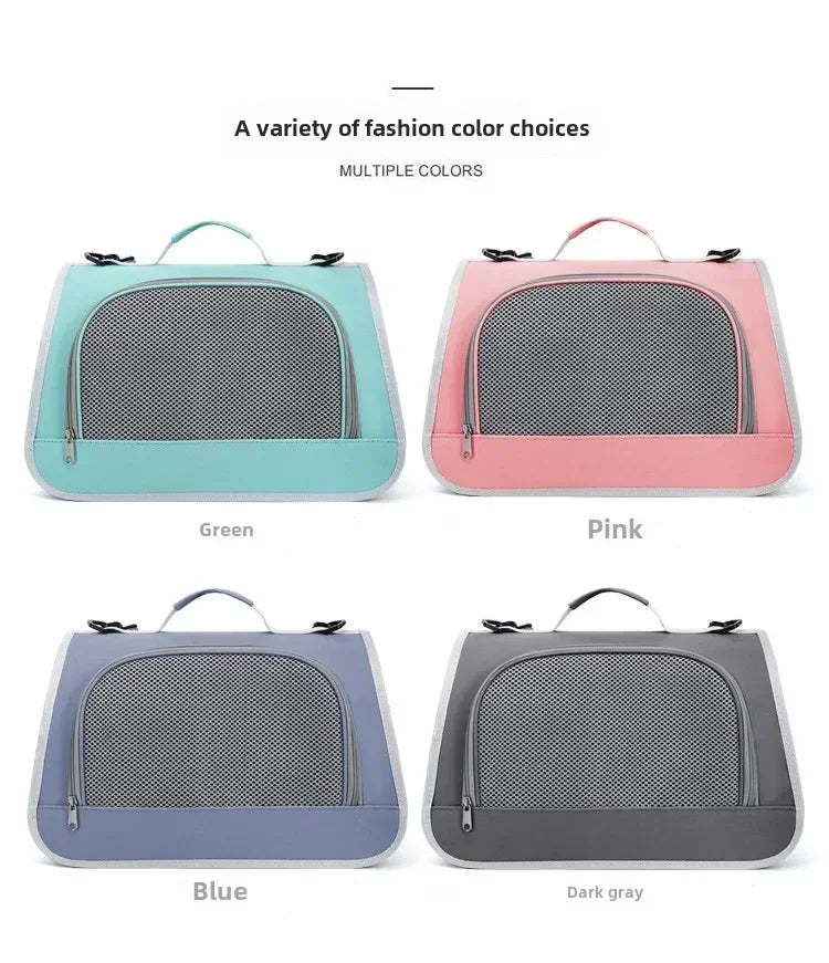 Pet Outing Portable Cat Dogs Handbag Summer Breathable Carrier Travel Puppy Kitten Single Shoulder Bag Pet Carrying Bag Supplie