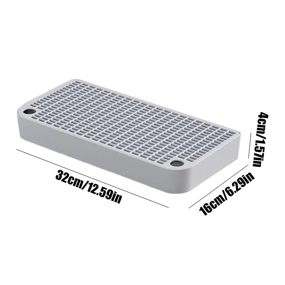 Litter Box Step Cat Litter Station with Filter Function Waterproof Home Kitten Toilet Ramp Pedal for Pet Bunny Animal