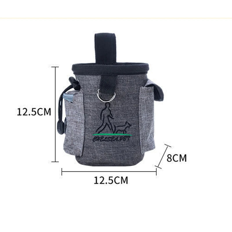 Pet Training Waist Bag Portable Outdoor Poo Bags Pet Training Special Snack Bag Dog Food Training Treat Bag Detachable