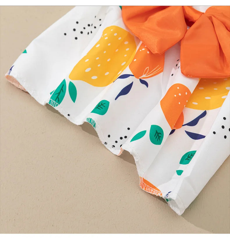 Pet clothing dress dog clothing dog print bow cartoon cute princess dress