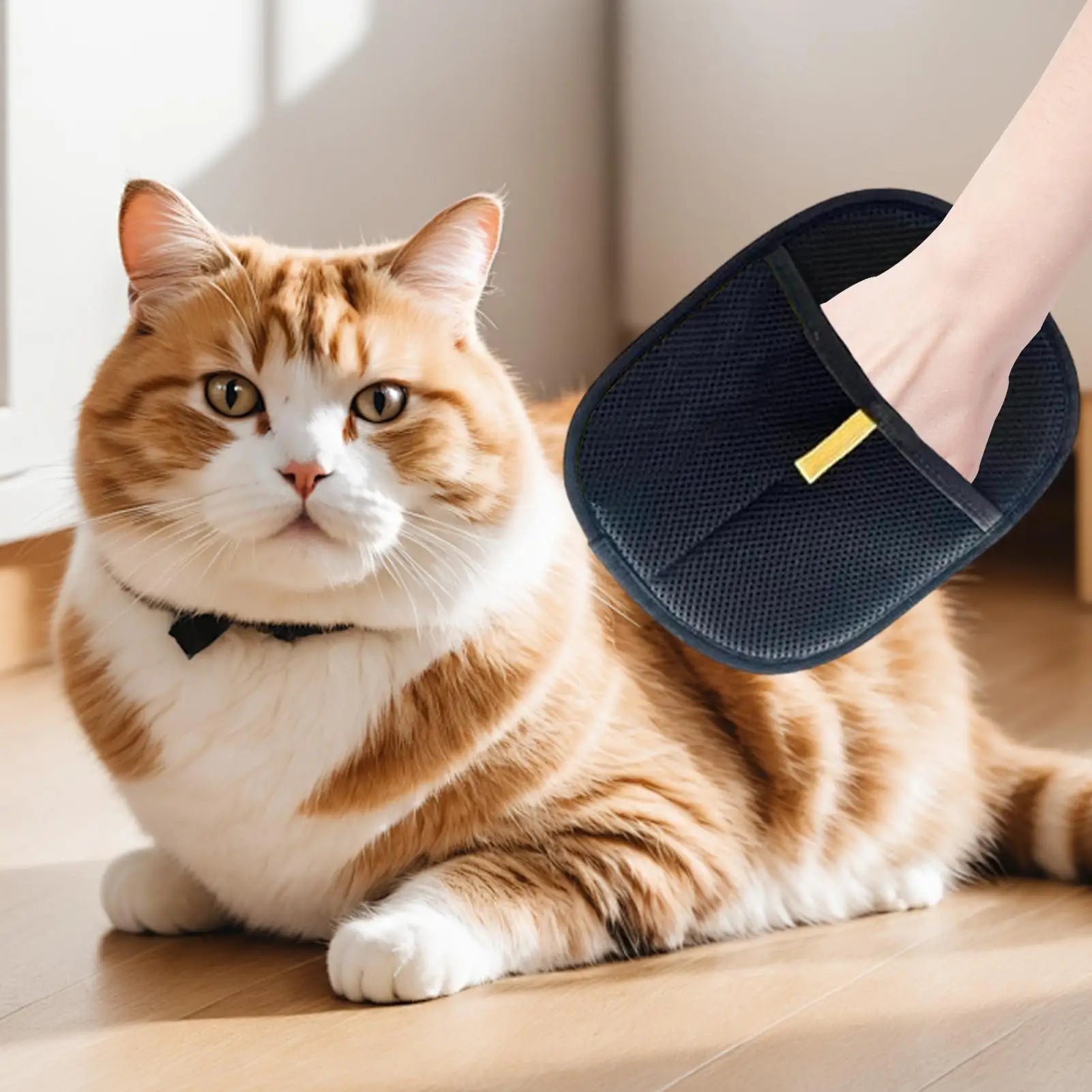 Pet Hair Cleaning And Collection Gloves Pet Double-sided Multi-functional Beauty Glove Tool For Washing Deshedding Grooming