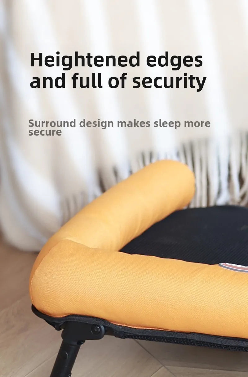 Pet Tent Folding Bed House with Cushion Outdoor Indoor Folding Moisture-proof Cats and Dogs Nest Portable Removable Cat Bed