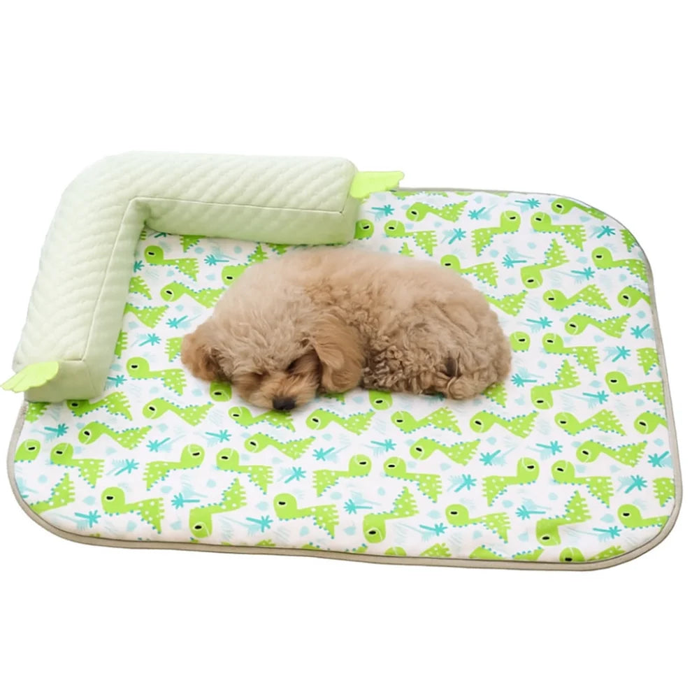 Pet Bed Mats Breathable Pet Cool Litter Washable Soft Dog Sleeping Mat Comfortable Cooling Kennel Mat for Puppy Cats