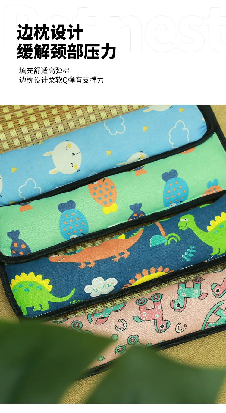 Pet Beds Sleeping Mat Dog Beds Rattan Woven Cat Mat Bed Summer Pet Cooling Mat for Small Dog Cats Puppy Beds Cushion Chihuahua