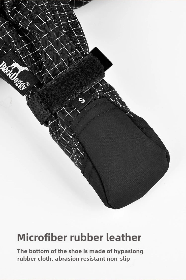 Pet Outdoor Shoe Cover Portable Anti-dirt and Non-slip Dog Shoes Foot Cover Velvet Wear-resistant Pet Products Supplies