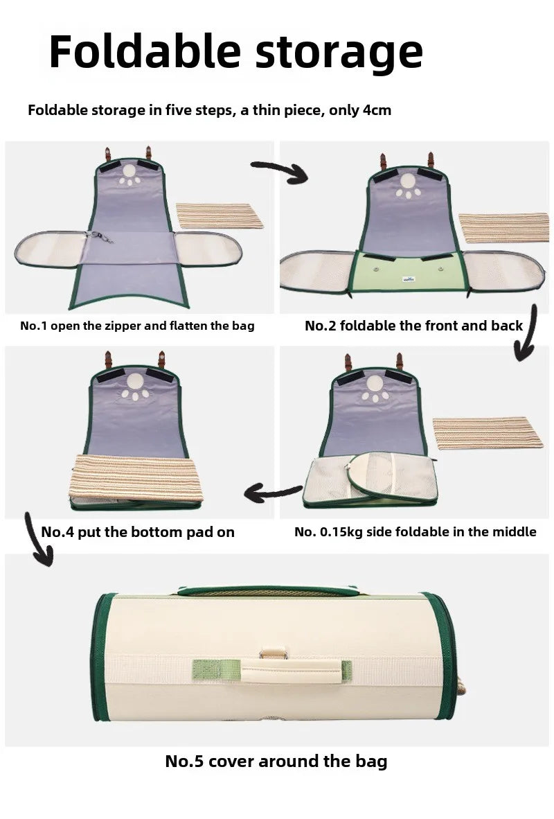 Multifunctional Outdoor Pet Shelter Portable Can Carry Two Shoulders Large Capacity Pet Travel Backpack Pet Products Accessories