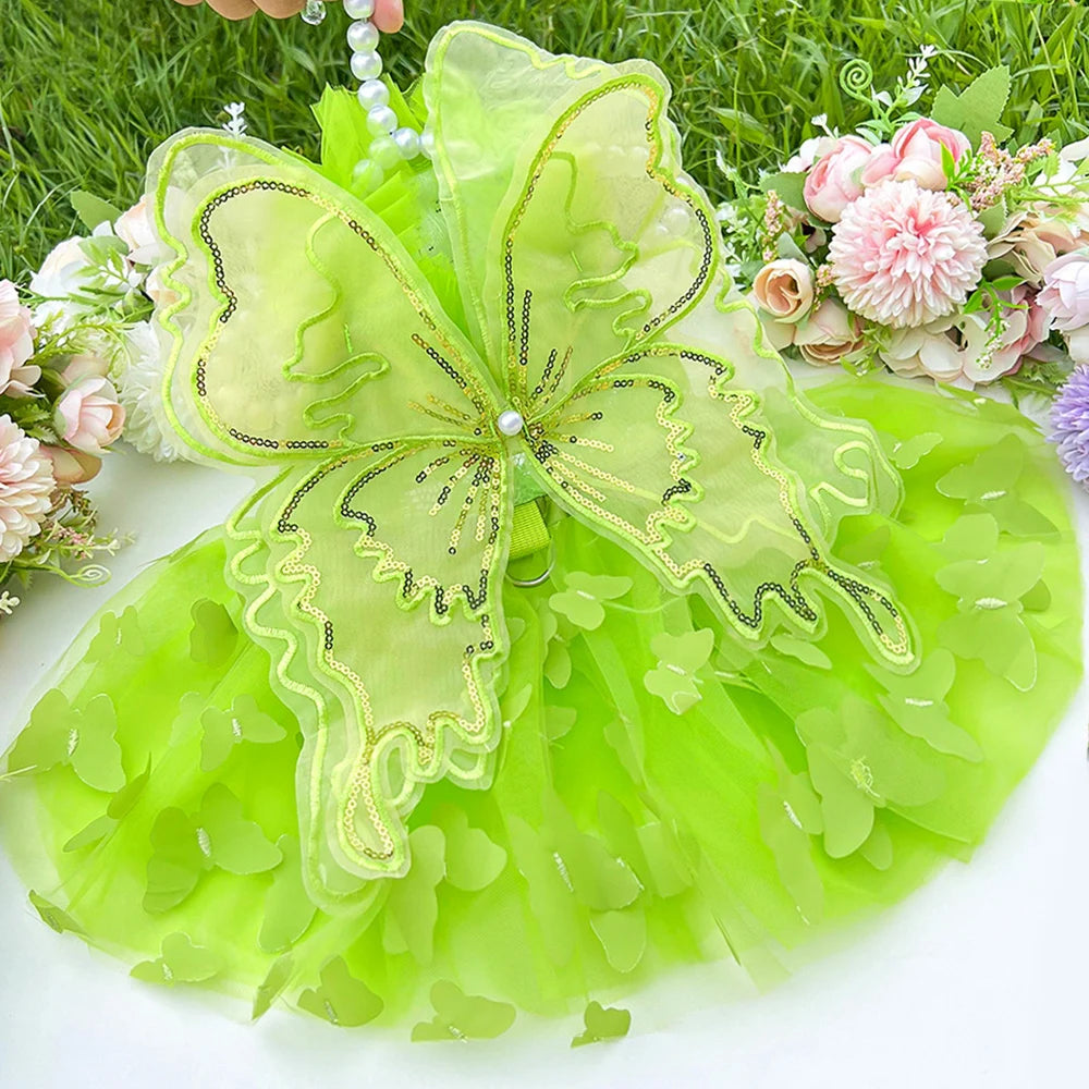 Summer Pet Princess Clothes Pet Dog Dress For Dogs Skirt Summer Dog Wedding York chihuahua poodle For Dogs Skirts Cat Dresses
