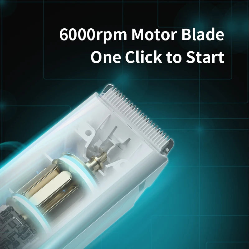 Pet grooming hospital for cats and dogs, low-noise electric push shear, electric waterproof, professional wireless shaving