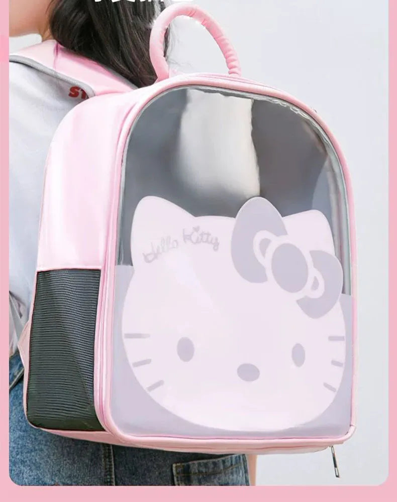 Pet Carrier Backpack with Window Transport Carrying Breathable Travel Bag Dog Space Capsule Cat Carrier