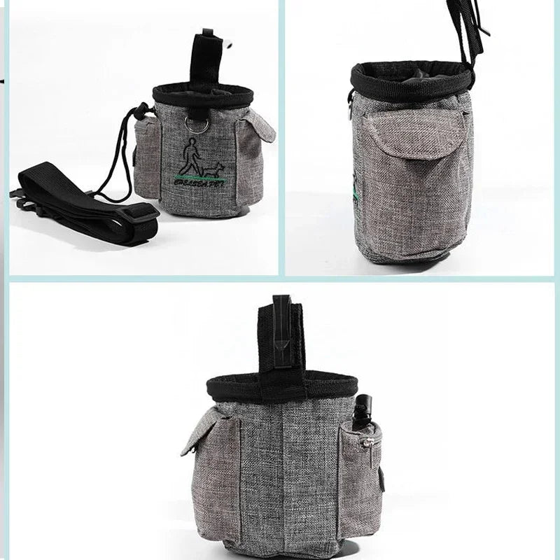 Pet Training Waist Bag Portable Outdoor Poo Bags Pet Training Special Snack Bag Dog Food Training Treat Bag Detachable