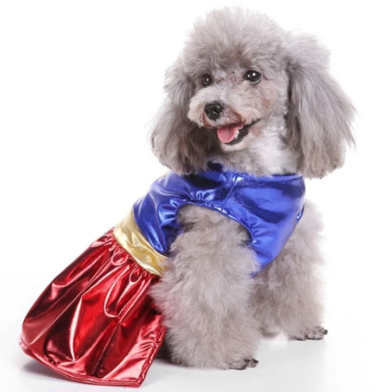 Dog Dress Puppy Luxury Skirt Summer Pet Princess Clothes Sweet Dog Clothes for Small Dogs Pet Floral Dog Skirt Fancy Cat Dress