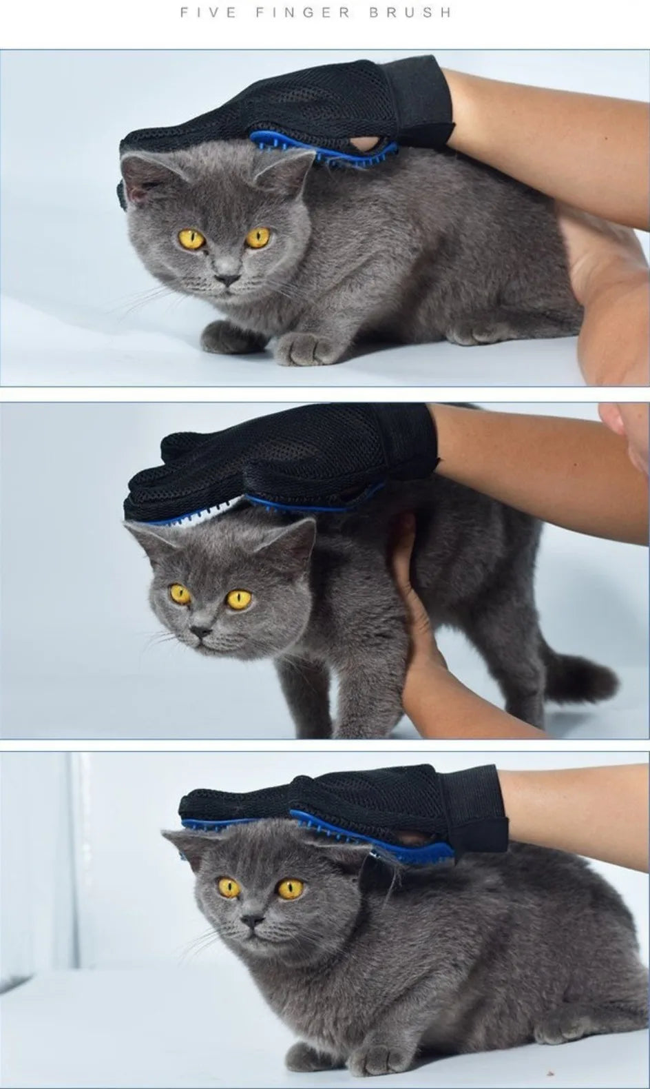 1pc Pet Cat and Dog Grooming Cleaning Brush Gloves, Depilatory Gloves, Animal Bathing, Dog Comb Effective Removal Back Massage