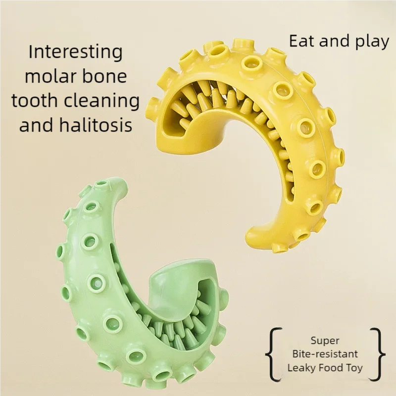 TPR Pet Dog Toys for Small Medium Dogs Bite-resistant Dog Chew Toys DogTeeth Cleaning Toys Pet Supplies