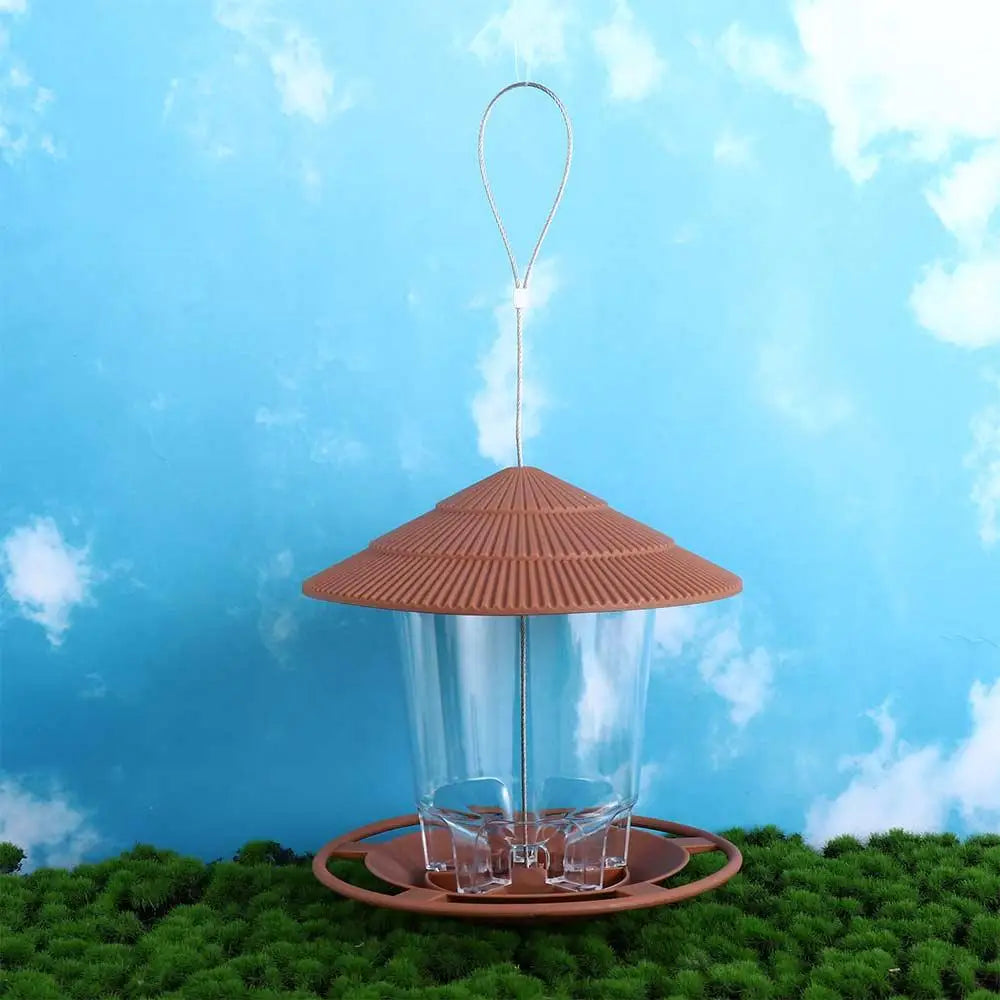 Gazebo Waterproof Outdoor For Pet Garden Feed Station Food Container Feeding Tool Bird Supplies Bird Feeder