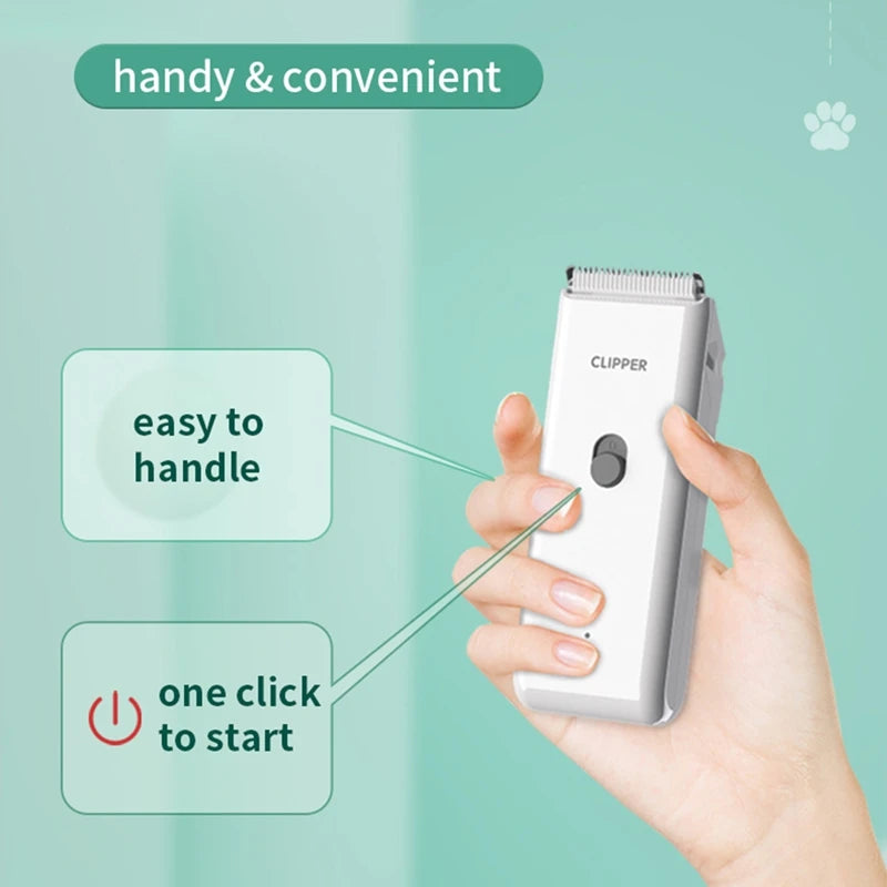 Pet Grooming  Kittens And Puppies Mute Electric Push Clippers Electric Waterproof Professional Shaving