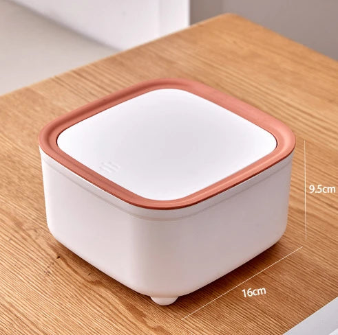 Cat Litter Box Bin Double Layer Cat Excrement Trash Can Fully Enclosed Large Capacity Cat Toilet Bedpan Pet Products Supplies