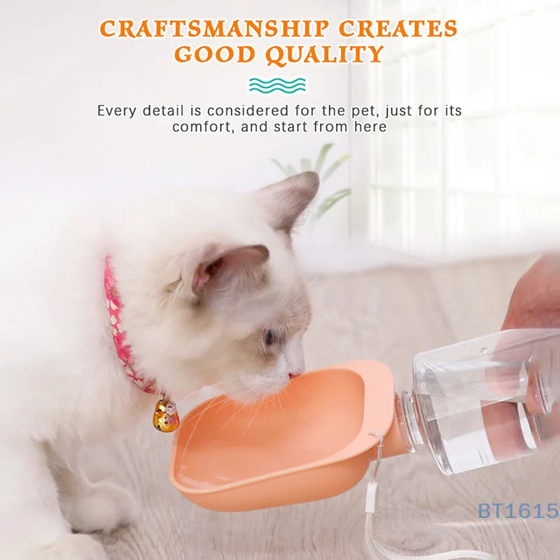 Pet Travel Water Bottle Portable Pet Dog Water Bottle Dog Cat Outdoor Water Dispenser Water Bottle Pet Supplies
