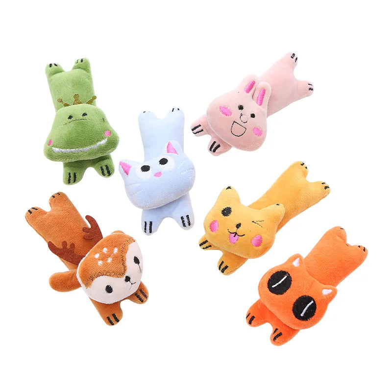 Cute Pet Dog Toys Chew Squeaker Animals Pet Toys Plush Puppy Honking Squirrel For Dogs Cat Chew Squeak Toy Dog Goods
