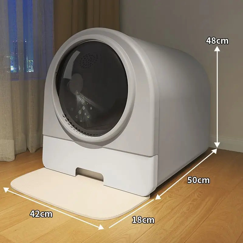 Fully Enclosed Odor-proof Drawer-style Cat Litter Box Extra-large Splash-proof Cat Toilet Space Capsule Cat Litter Box