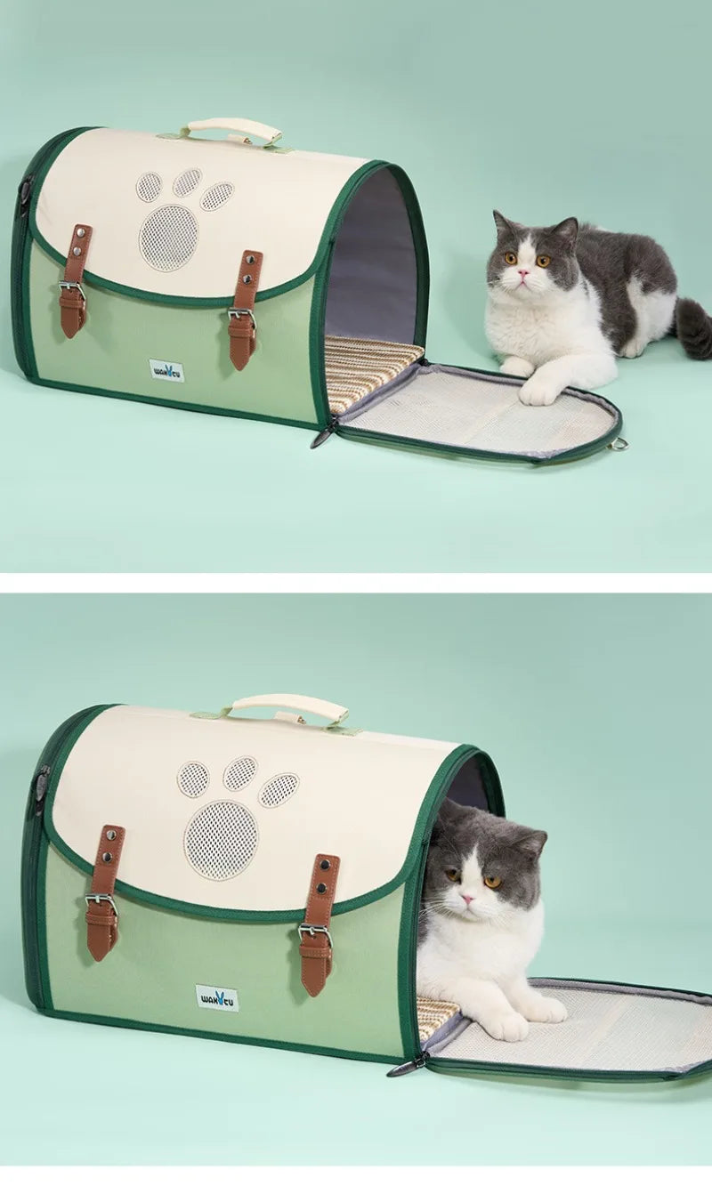 Multifunctional Outdoor Pet Shelter Portable Can Carry Two Shoulders Large Capacity Pet Travel Backpack Pet Products Accessories