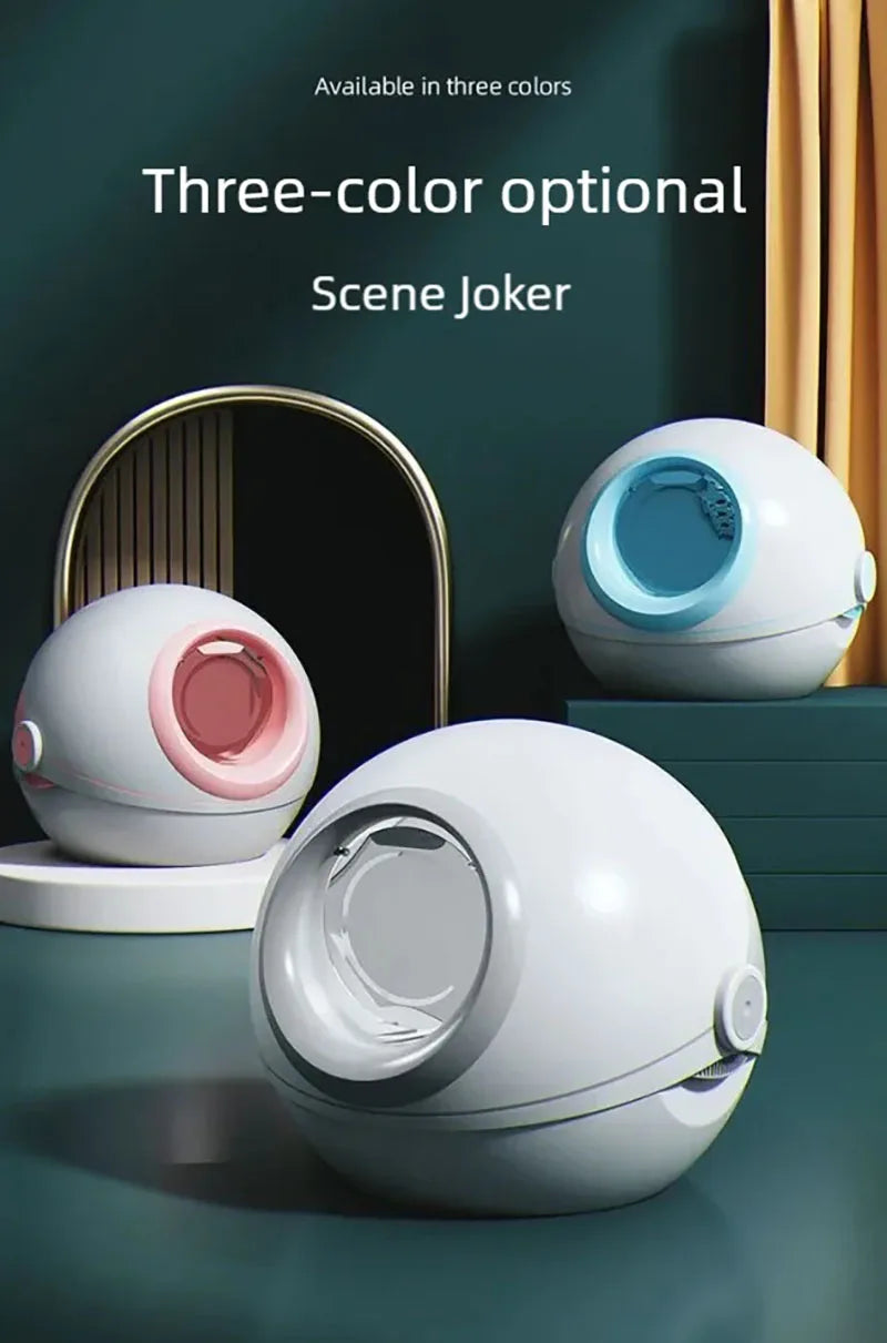 Cat litter box, super large size, fully enclosed cat toilet, deodorizing and splash proof cat feces box, deodorizing cat litter