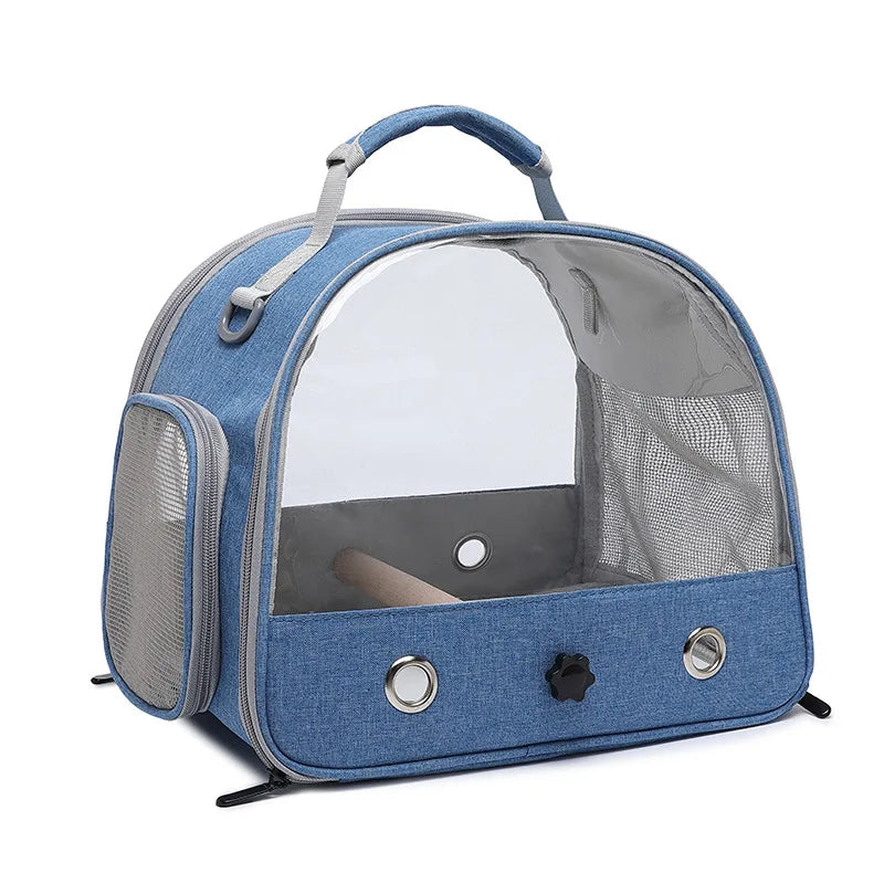 Pet Portable Travel Bag Outdoor Breathable Small Animal Carriers Equipment Zipper Double Open Oxford Small Pet Outing Supplies