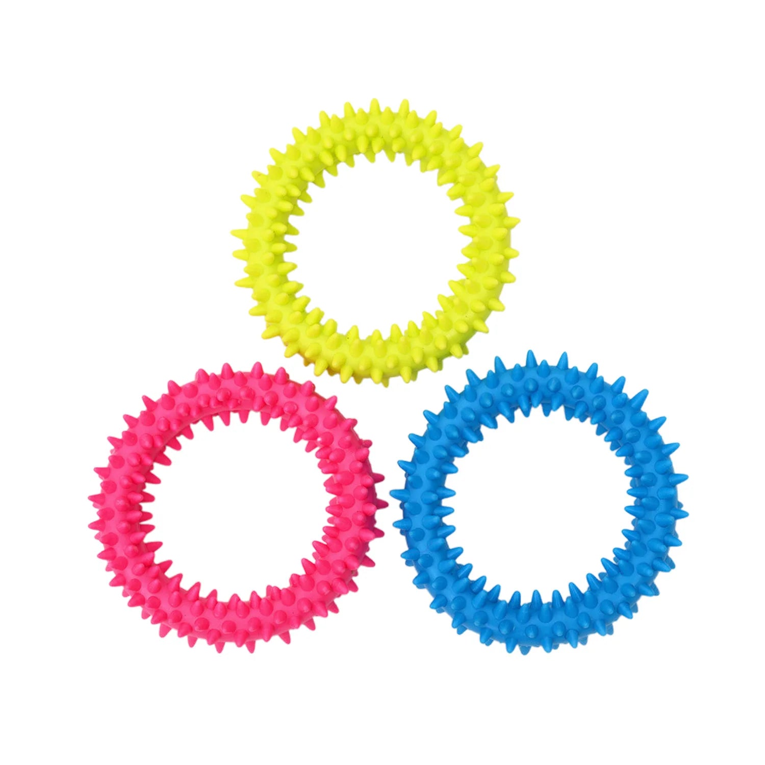 Pet Toys for Small Dogs Rubber Resistance To Bite Dog Toy Teeth Cleaning Chew Training Toy Ball Interactive Toys Pet Supplies